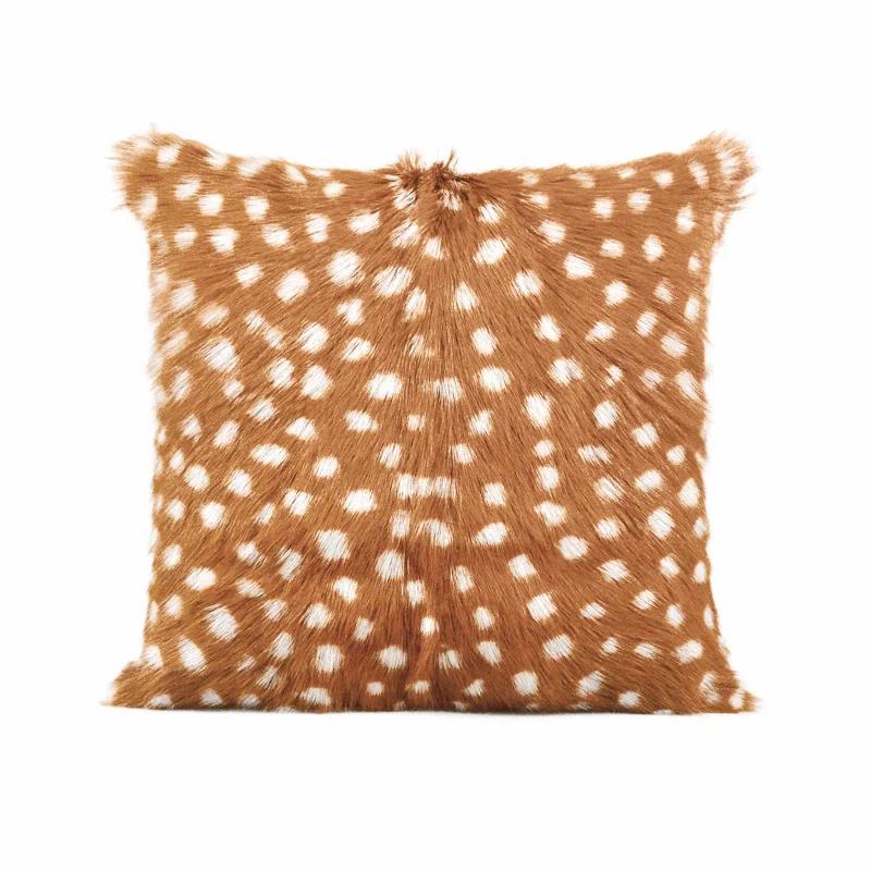 TOV Furniture Polka Dots Goatskin Throw Pillow