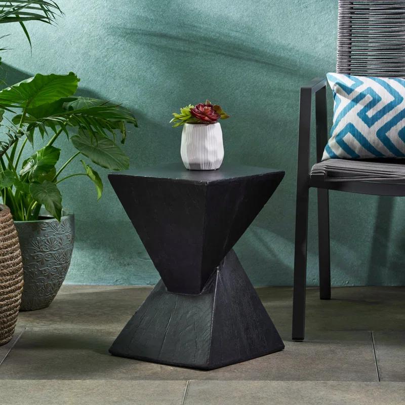 Wrought Studio™ Hurley Concrete Top End Table