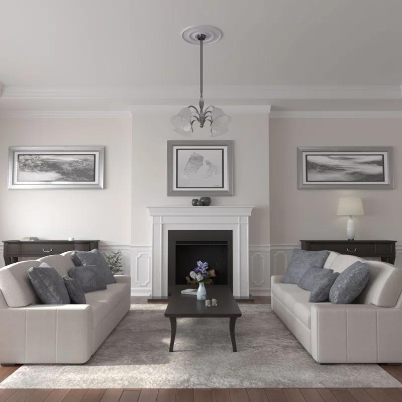 Ekena Millwork CM24REUWF Reese Ceiling Medallion