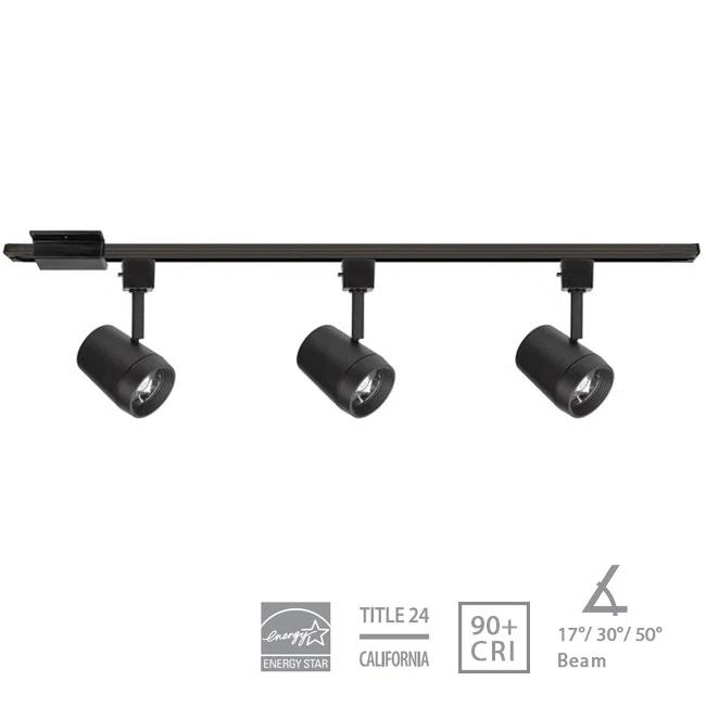 Ocularc 48'' 3 -Light Track Track Kit with Dimmable and Adjustable Head