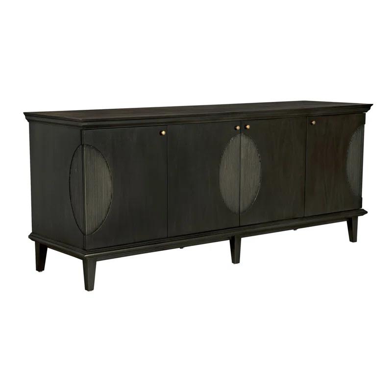 Noir Dumont 74.5'' Solid Wood Sideboard