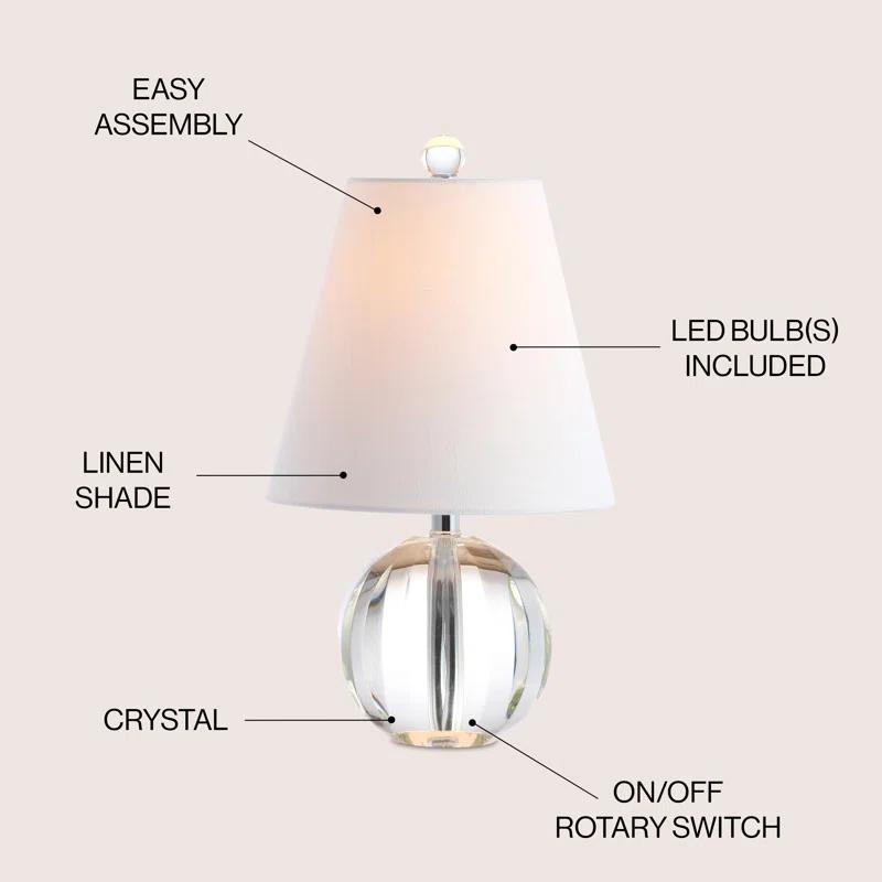 Rosdorf Park Charlton Crystal Table Lamp