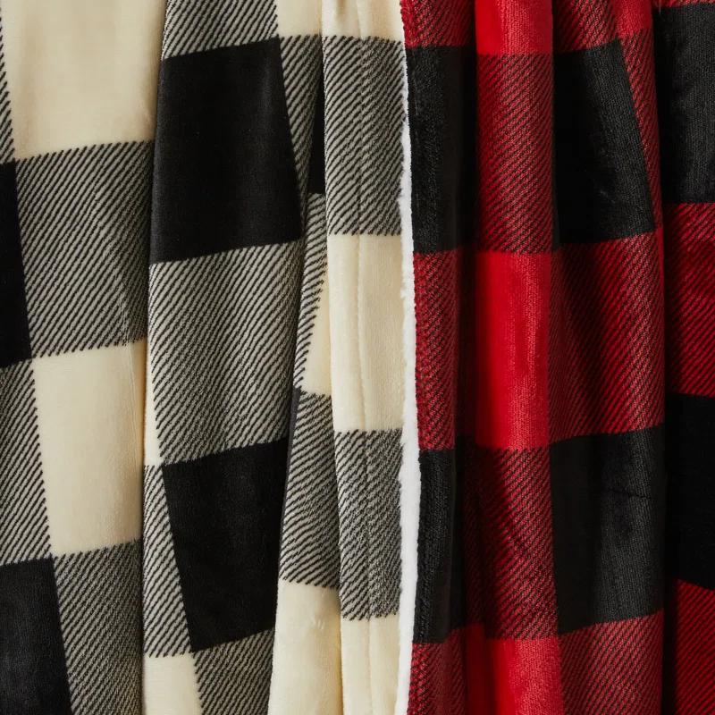 FreshFolds Ultra Soft Plush Sherpa Reversible Blanket