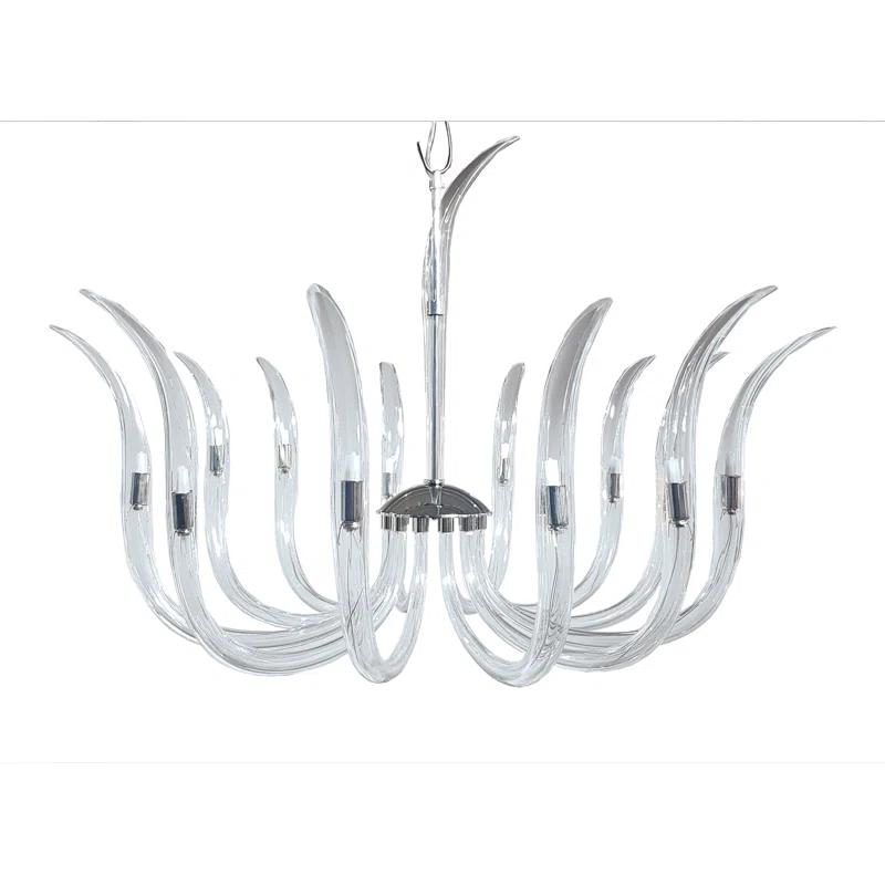 Metropolitan by Minka Cisne 14 - Light Dimmable Classic / Traditional Chandelier