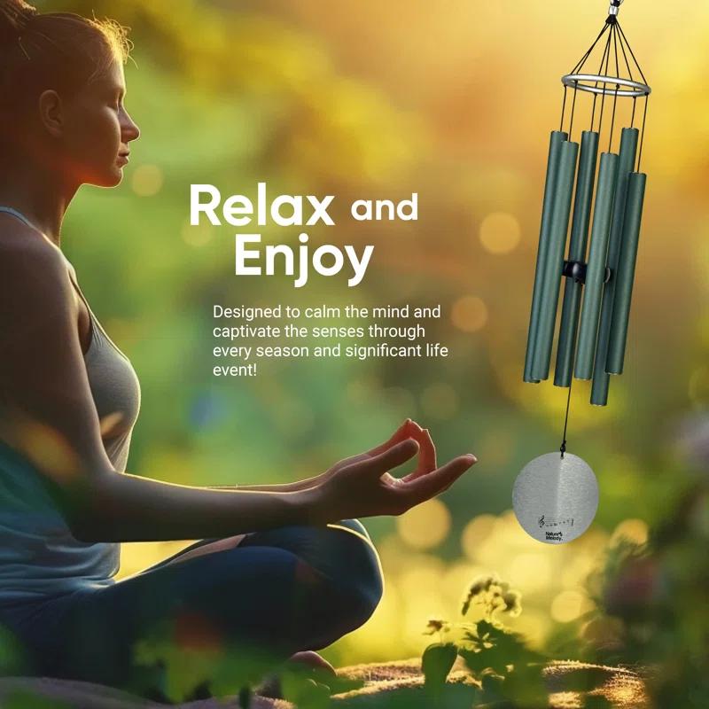 Nature's Melody Nature's Melody Tuned 6-Tube Outdoor Wind Chimes