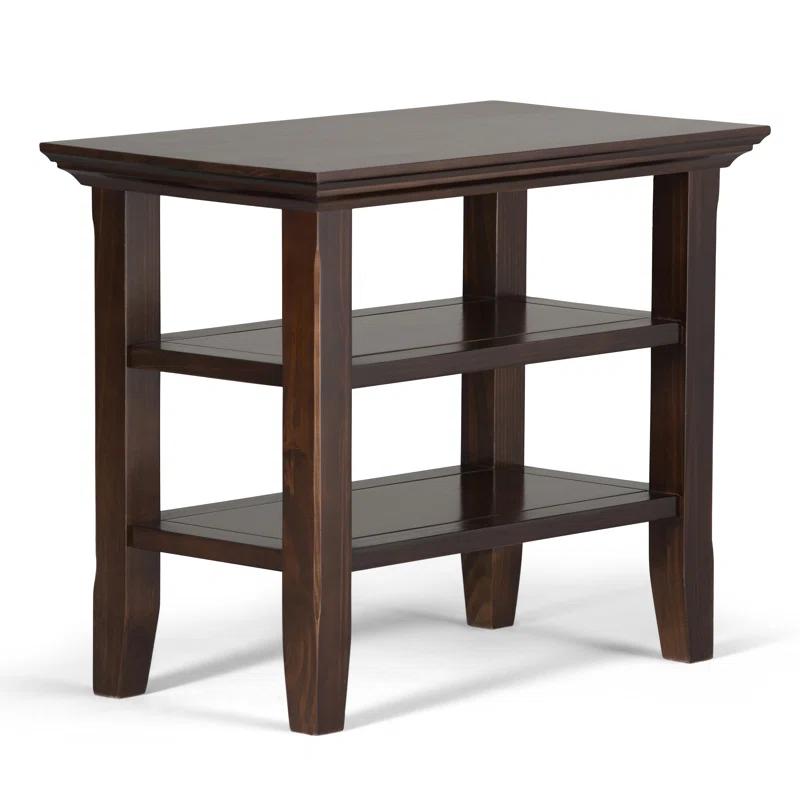 Simpli Home Acadian Solid Wood End Table