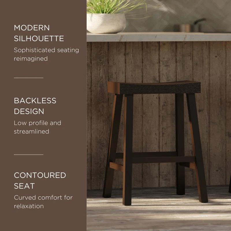 Maven Lane Maven Lane Vincent Wooden Kitchen Stool