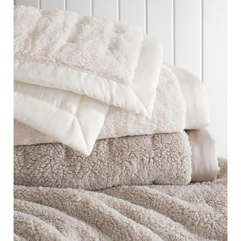 Marshmallow Fleece Grey Puff