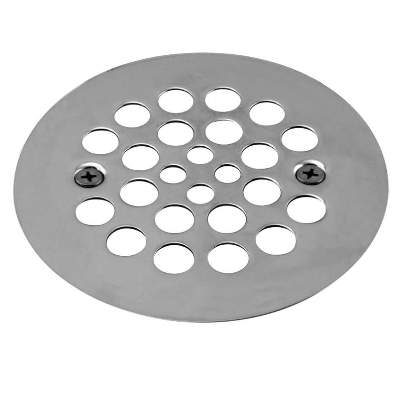4-1/4" OD Brass Shower Strainer Grid Drain Cover