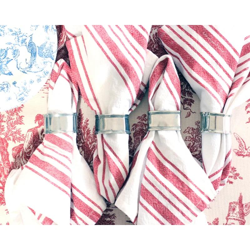 Vagabond House Medici Living Metal Napkin Ring (Set of 4)