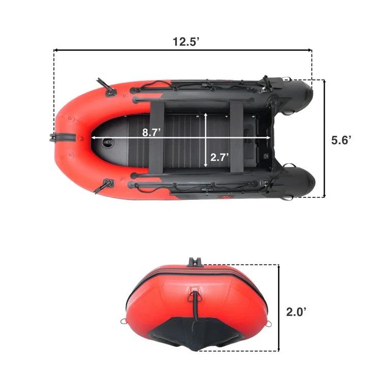 ALEKO Inflatable Fishing Boat