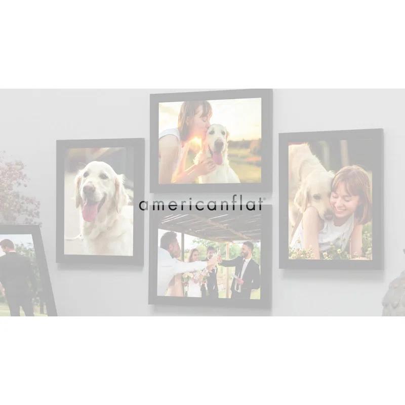 Americanflat Picture Frame 5 Pack of Picture Frames - Plexiglass Cover
