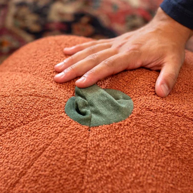 Kelsey 29.5" Wide Round Pouf Ottoman