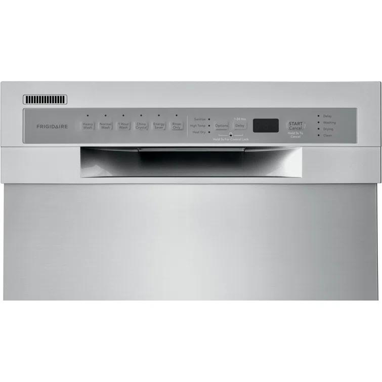 Frigidaire Frigidaire Series 18" 52 dBA Built-in Full Console Dishwasher with Cycle Status Indicators FFBD1831US