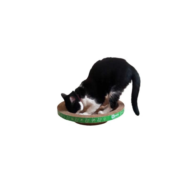 PetPro B Kitty Round Scratcher - Fun and Durable Cat Scratching Pad for Happy, Healthy Cats…