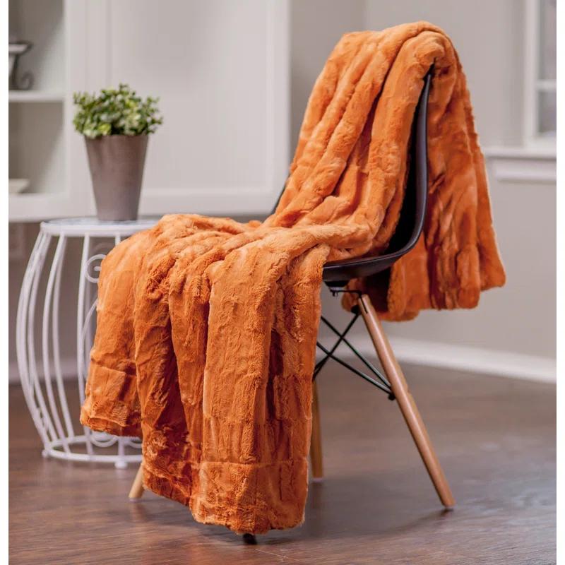 Chanasya Faux Fur Throw