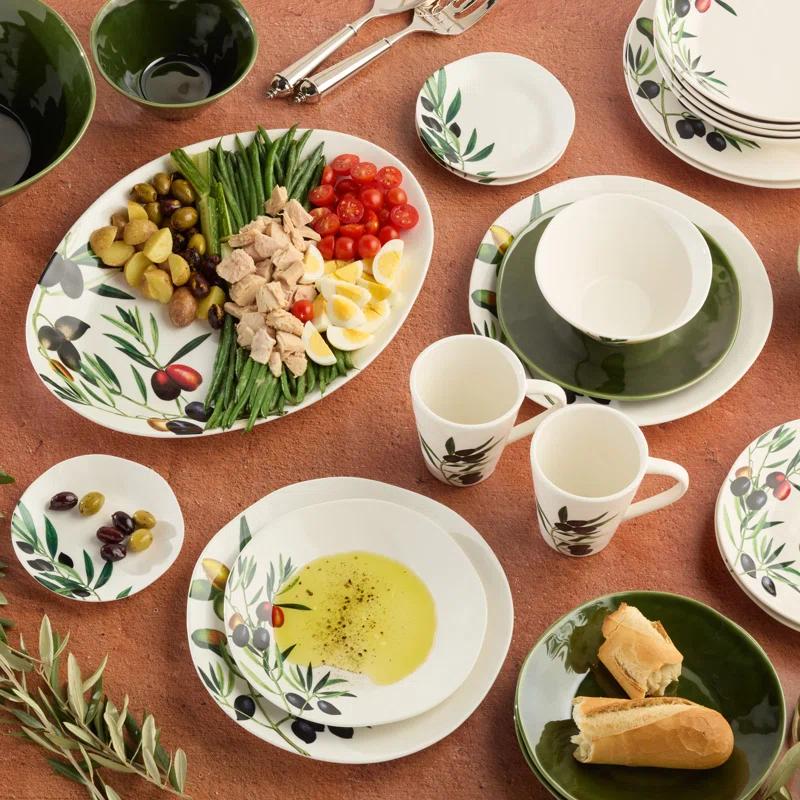 Certified International Olivia Set of 4 Canape Plate 6in