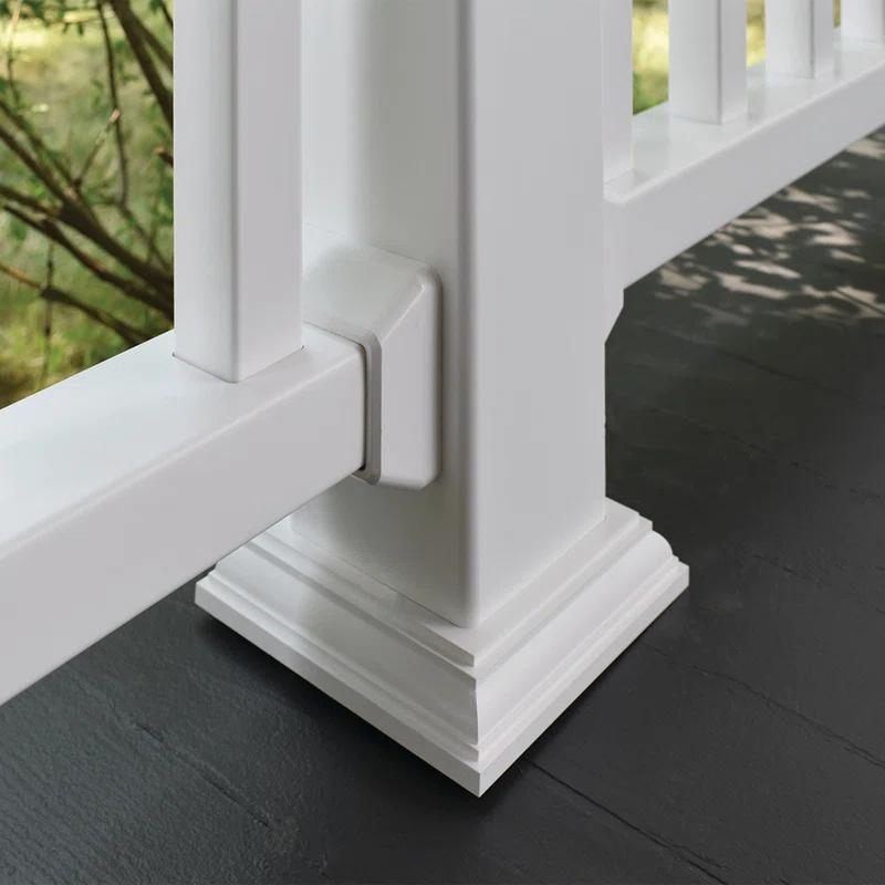 Barrette Outdoor Living 6''W x 6''D Heritage Base Trim White