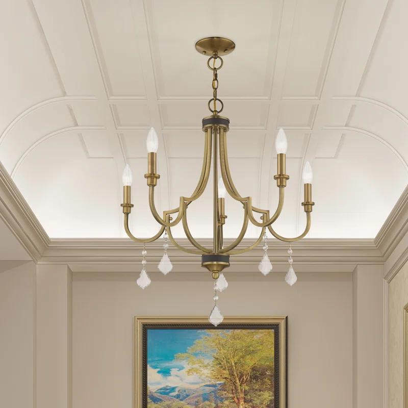 Dedric 5 - Light Dimmable Classic / Traditional Chandelier