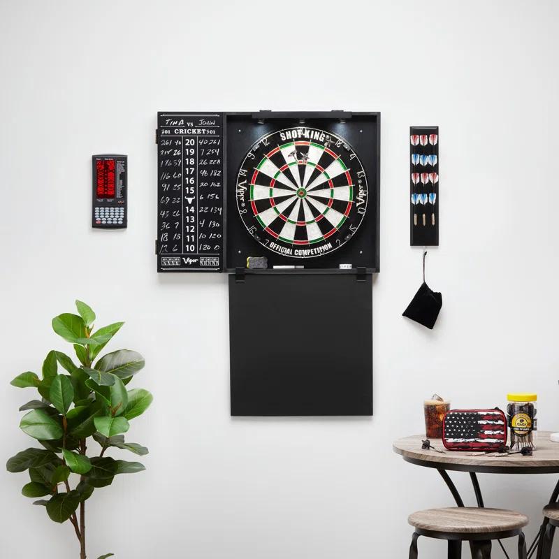 Viper Viper Steadfast Bristle Dartboard and Backboard Set with Darts