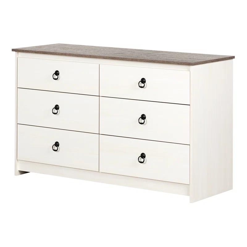 South Shore Plenny 6-Drawer Dresser Storage Unit