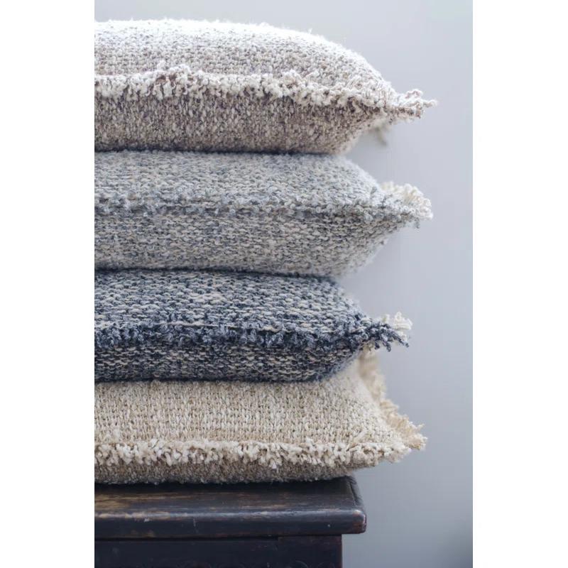 Pom Pom At Home Brentwood Frayed Throw Pillow