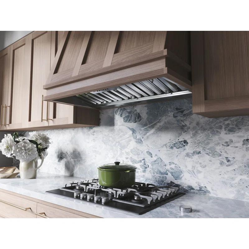 Zephyr Zephyr Monsoon I 36" 600 CFM Insert Mount Range Hood with LED Light in Stainless Steel