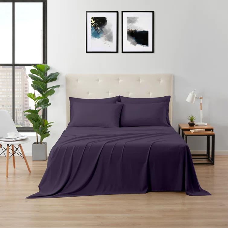 Kathy Ireland Home Kathy Ireland Bamboo Cooling 6 Piece Sheet Set with Deep Pockets