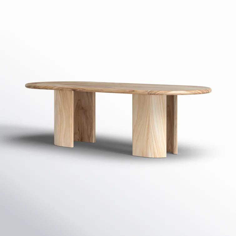 Nausica Oval Dining Table - Natural