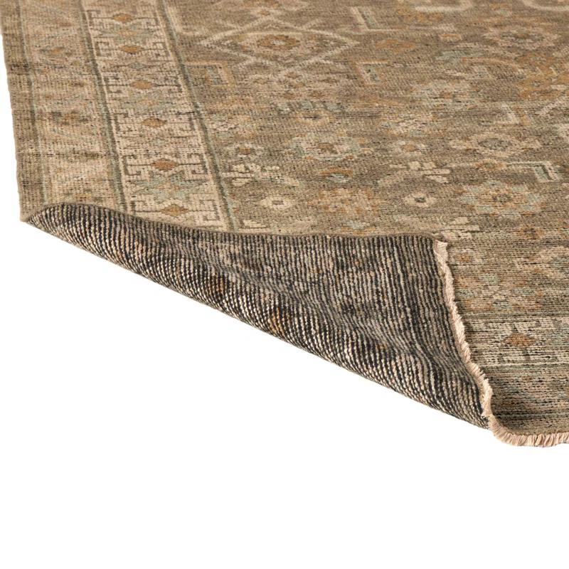 Bungalow Rose Elesha Wool Oriental Rug