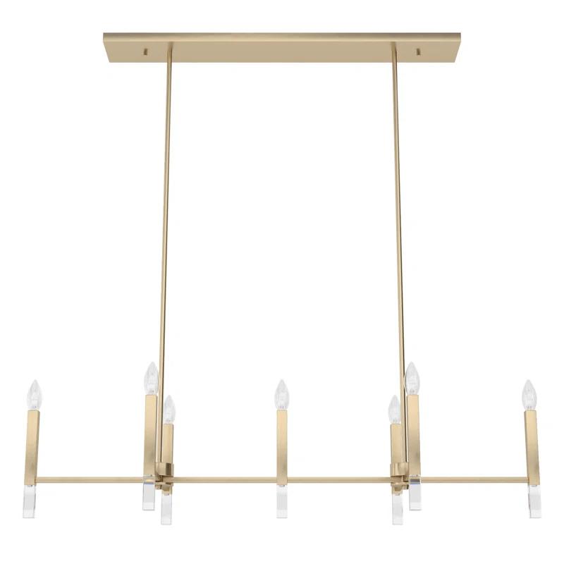 Hunter Fan Sunjai 7 Light Linear Ceiling Light Fixture
