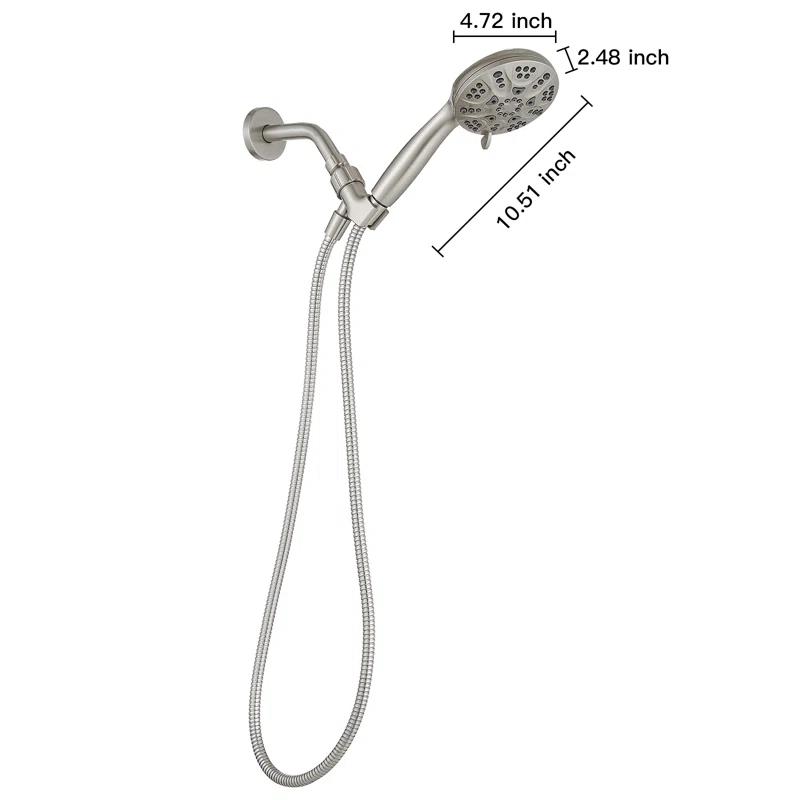 VIBRANTBATH H-7803-N Adjustable Shower Head 1.8 GPM GPM