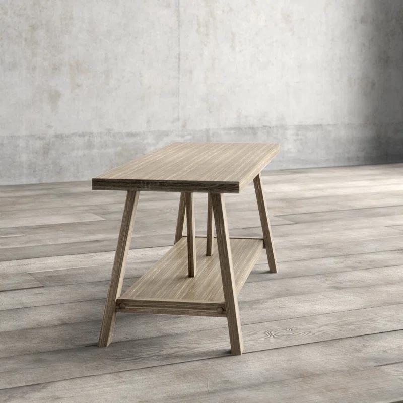 Simpli Home Dylan Solid Wood Storage Bench