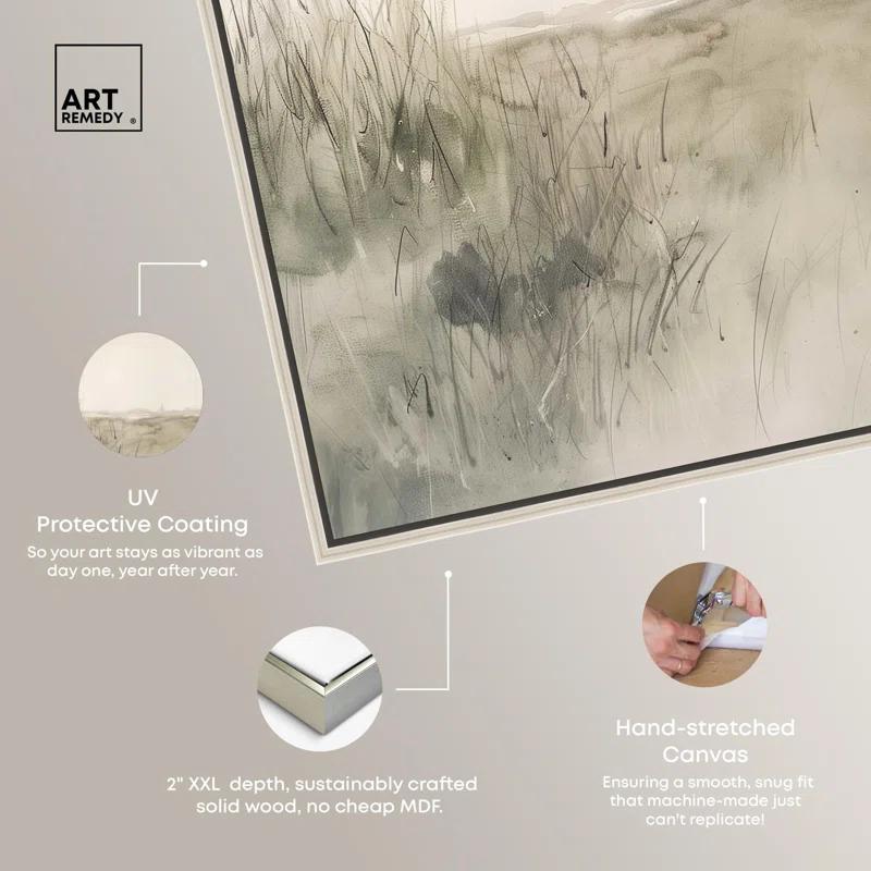 Art Remedy Gaviotas Canvas Boho Minimalist Abstract Wall Art by Art Remedy