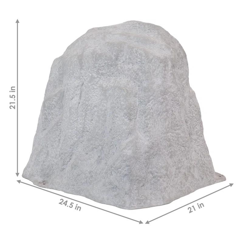 Freeport Park® Jara Polyresin Faux Landscape Rock Cover with Metal Stakes