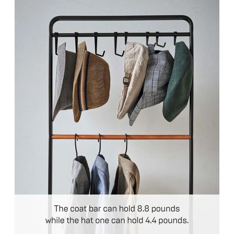 Yamazaki Home Steel 8 - Hook Freestanding Coat Rack