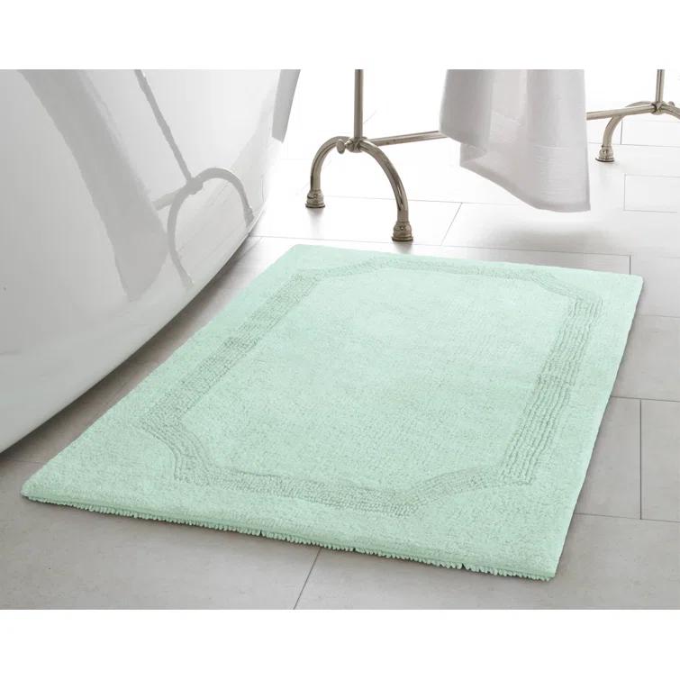 Laura Ashley Reversible Cotton Bath Rug & Reviews | Wayfair