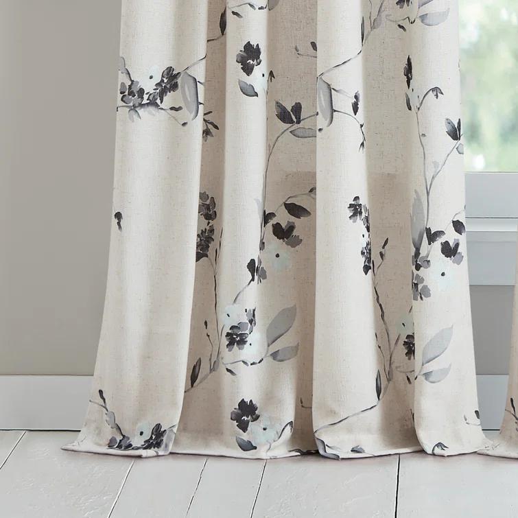 DKNY DKNY Fontana Mid Grey Curtain Panel Pair