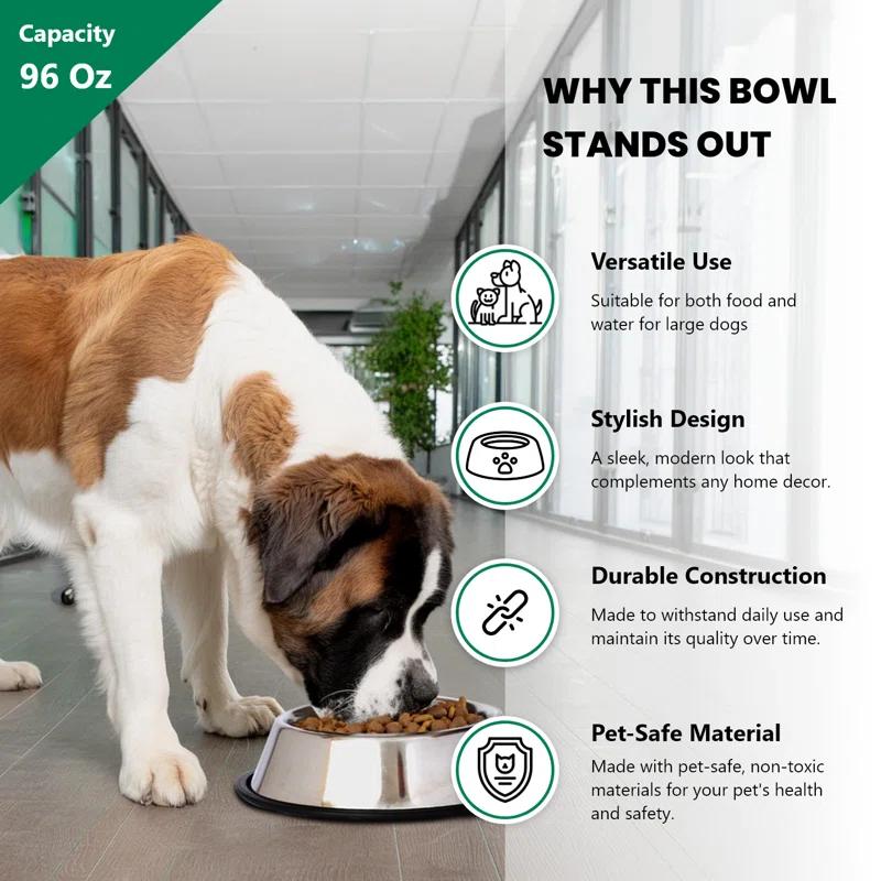 Iconic Pet Anti-Skid Pet Bowl