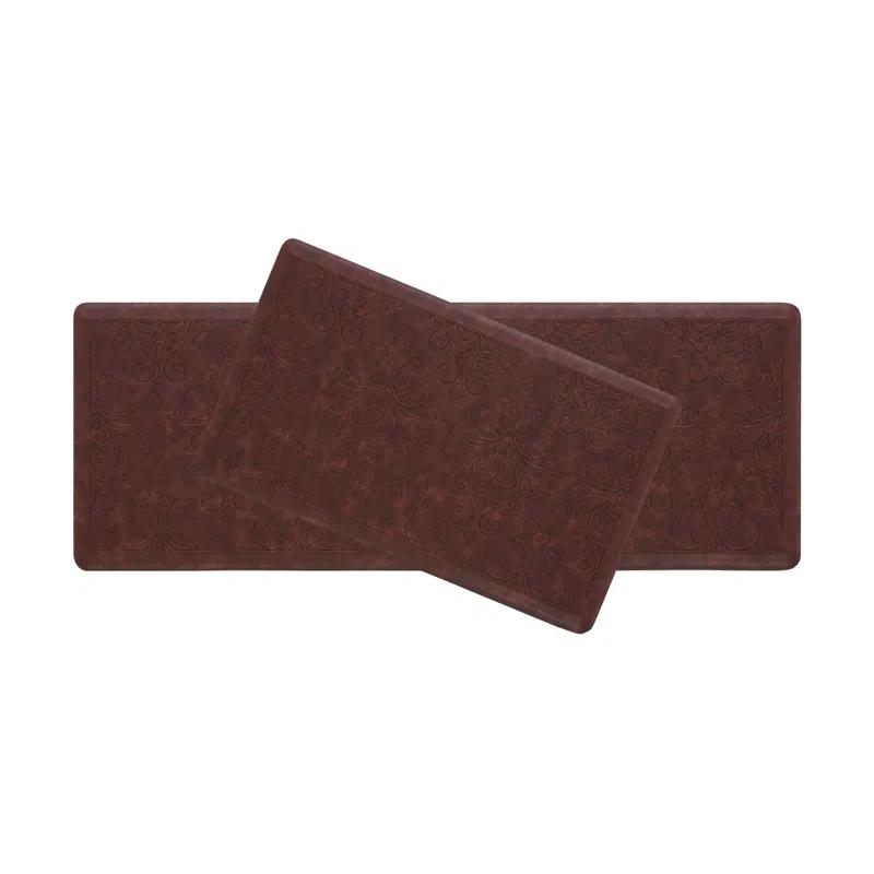 Chef Gear Embossed Soothing Comfort Anti-Fatigue Mat Set
