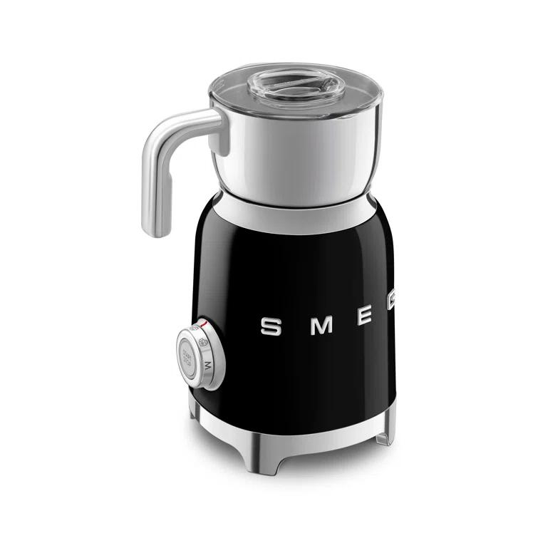 SMEG Black Retro Milk Frother