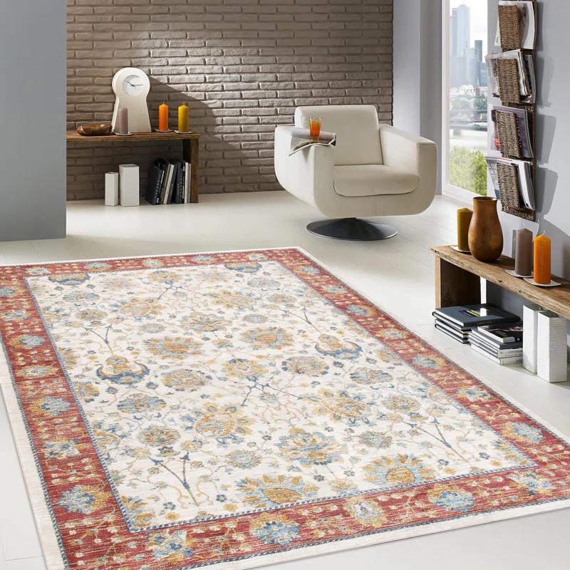 Pasargad Heritage Oriental Area Rug in Ivory
