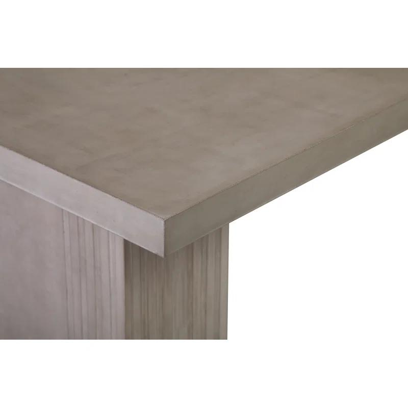 Seasonal Living Perpetual Square Concrete Outdoor Dining Table