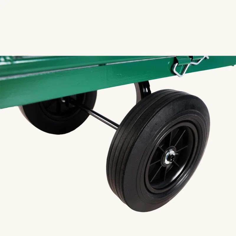 Tech Cube (Solid Wheels Wagon Cart) Solid Wheels Tools Cart Wagon Cart Garden Cart Trucks  Make It Easier To Transport Firewood