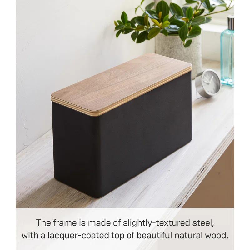 Yamazaki Home Rin Yamazaki Home Countertop Organizer Bathroom Kitchen Toiletries Holder, Sliding Divider