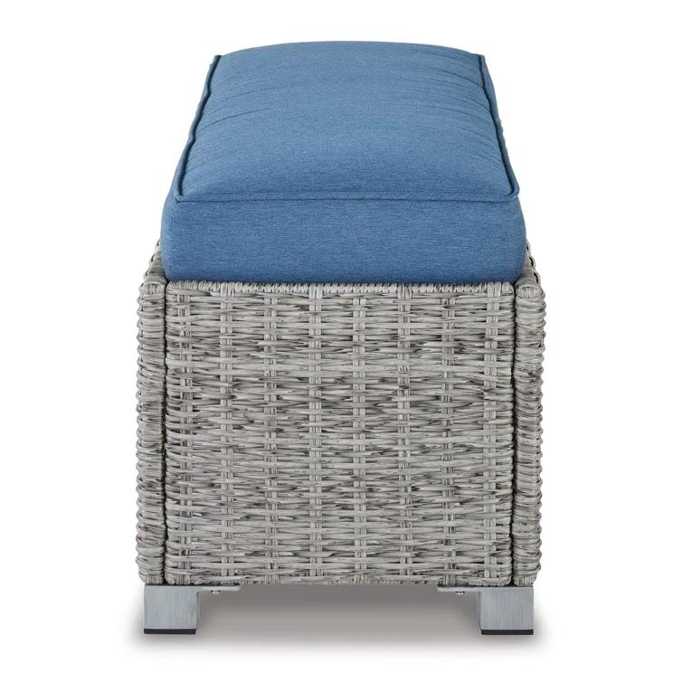 Latitude Run® Lylou Beach Rattan Picnic Bench | Wayfair