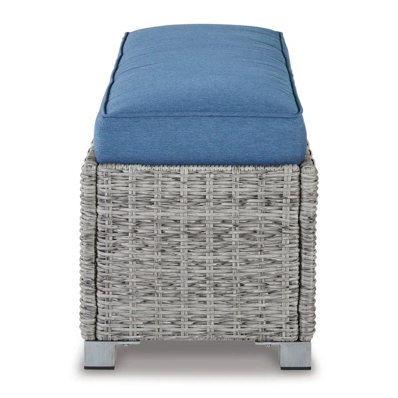 Latitude Run® Lylou Beach Rattan Picnic Bench | Wayfair