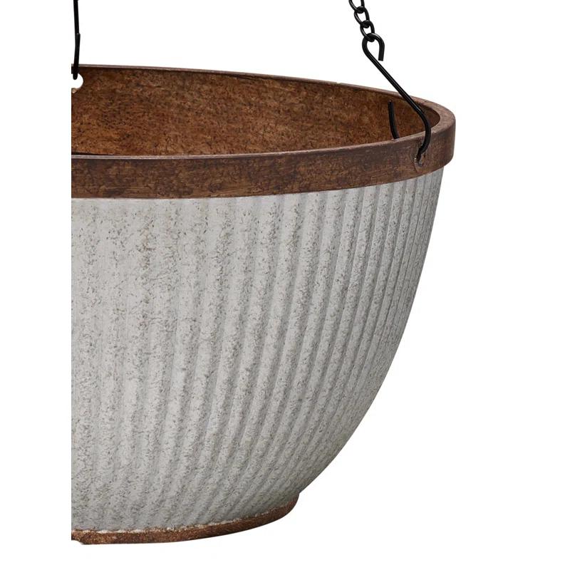 Southern Patio® Westlake Hanging Resin Pot Planter Round