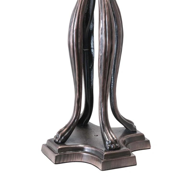 Meyda Lighting Meyda Tiffany & Stained Glass Metal Table Lamp