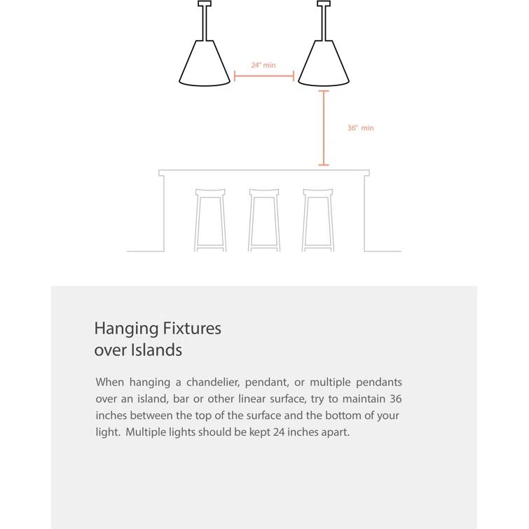 Wade Logan® Abdoulaziz 4 - Light Unique/Statement Pendant